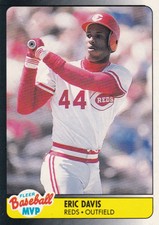 Eric Davis Cincinnati Reds Fleer #9 1990 Baseball Card