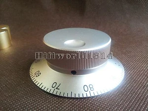 1p hifi 47-70x24 Aluminio Control de Volumen PERILLA CD Amp Potenciómetro 6mm ALAPS  - Imagen 1 de 3