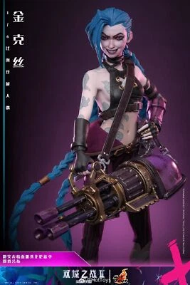 Pre-order Hot Toys TMS137 1/6 Arcane League of Legends Jinx Female Action Figure - Image 1 of 4