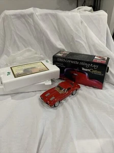 NIB Diecast Team Caliber Classics RED 1963 CORVETTE STING RAY Replica 1:24 - Picture 1 of 5