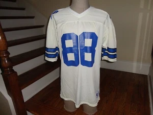 Camiseta deportiva de colección blanca campeón Dallas Cowboys #88 pantalla Michael Irvin NFL adulto 48 - Imagen 1 de 7