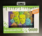 New Ooze Designer Series Shatter Resistant Glass Rolling Tray Mood Swings Design