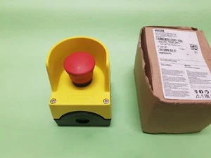 SIEMENS NOT-AUS Gehäuse bestückt, 3SU1801-0NB-2AC2, neu OVP - Bild 1 von 4