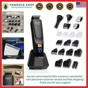 Dual-Speed Rechargeable Beard Trimmer and Grooming Set with Waterproof Design - Picture 1 of 9