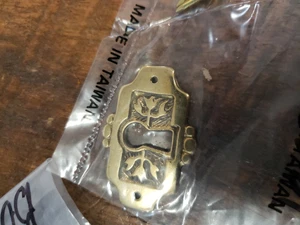 DRAWER DOOR CAST BRASS KEY HOLE COVER