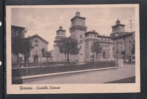 Cartolina Ferrara Castello Estense TRAM HE416 - Picture 1 of 1