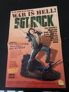 SGT ROCK "Statue" Promotional Poster. 11x17. 1999. - Picture 1 of 3