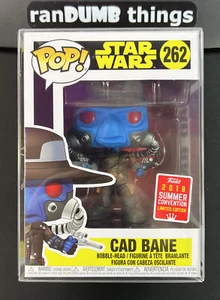 Funko Pop! Cad Bane #262 - 2018 SDCC Summer Conv Excels + Protector - Envío desde Nueva Jersey - Imagen 1 de 9