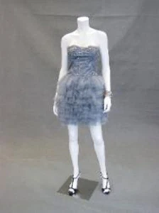 Display Female Matt White Mannequin Manikin Manequin Dress Form #A3BW - Picture 1 of 2