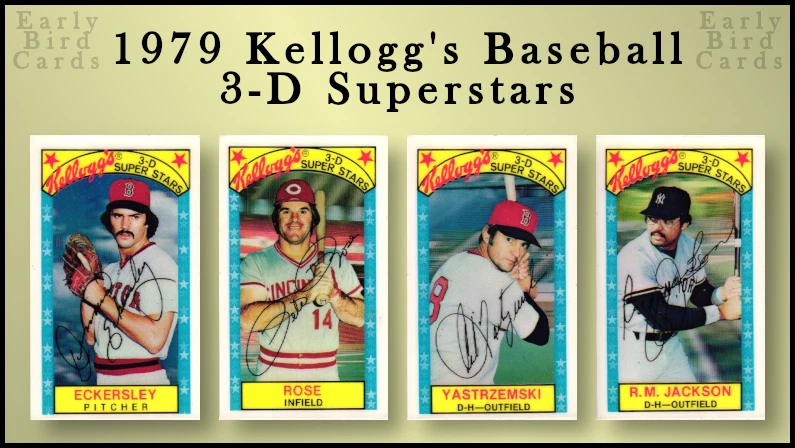 1979 Kellogg's 3-D Super Stars (1-60) / U Pick Cards - Build Set / Buy4+ Save30% - Image 1 of 1