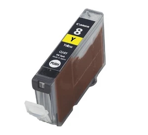 CANON CLI8Y YELLOW CLI8 COMPATIBLE WITH CHIP INCLUDED - Picture 1 of 1