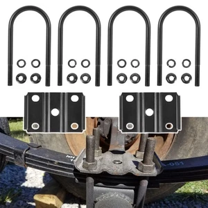 Trailer U-Bolt Kit for 3" Axle 5200–7000 lb Leaf Springs 7"x1/2" U Bolts 20080 - Bild 1 von 7