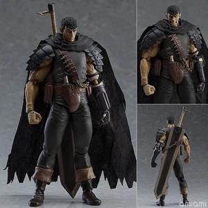 Berserk Black Swordsman Imprinted Warrior Guts Movable Figurine Domestic Figma - Picture 1 of 7