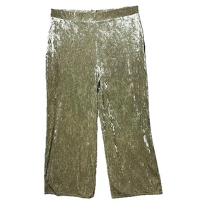 NY & CO Women’s Tan Velour/Crushed Velvet Lounge Track Pants Women’s XL NEW - Picture 1 of 12