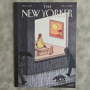 New Yorker Magazine Feb 10 2025 Winter Sun Cover Tom Gauld - Picture 1 of 2