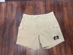 Vintage Sportif USA Shorts Mens 36 (Tag 38) Tan 6 Pockets Sailing Safari 90s NEW - Picture 1 of 7