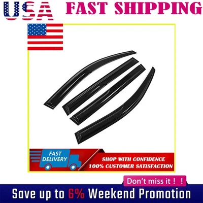 Para Toyota Highlander Mugen 2008-2013 Visera de ventana Sol Lluvia Ventilación Pantalla Foto 1 de 4