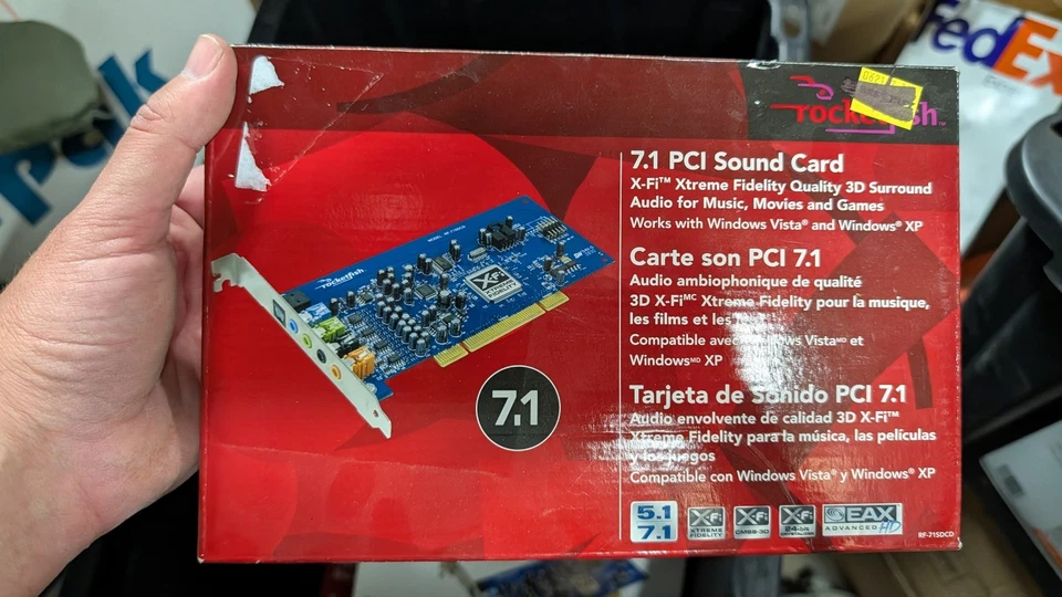 Rocketfish PCI Soundcard 7.1 RF-71SDCD X-FI Xtreme Fidelity - Image 1 of 1