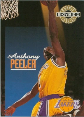 Anthony Peeler RC 1992-93 SkyBox Los Angeles Lakers #359 NBA Rookie Card - Image 1 of 2