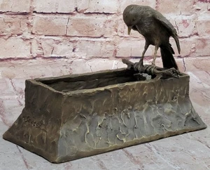 Detailed Sauter Bird Bath Planter Sculpture: Enhance Your Garden Oasis Deal NR - Picture 1 of 10