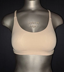 💕Neu mit Etikett SKIMS Fits Everybody Racerback U-Ausschnitt BH Bralette Nude TON S - Bild 1 von 8
