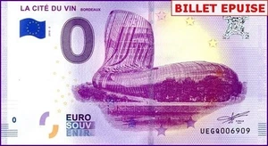 LA CITE DU VIN / BILLET 0 € / NULL EURO-SCHEIN / UEGQ 2018-2 - Picture 1 of 1