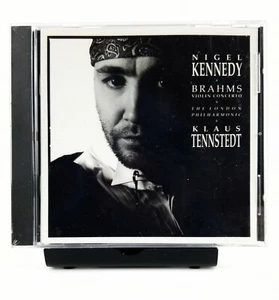 Brahms Violin Concerto Nigel Kennedy  Klaus Tennstedt CD 1991 EMI - Picture 1 of 3