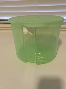Tupperware 3998A Kühlschrank Smart groß rund 20 Tassen mintgrün Gemüsebehälter - Bild 1 von 6