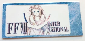 Memory Card Sticker FFVII INTERNATIONAL Final Fantasy PlayStation 1997 JP V.02 - Picture 1 of 1