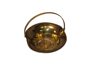Cesta de latón hecha en India 9"LARGO X 8" ANCHO X 8" ALTO - Imagen 1 de 10