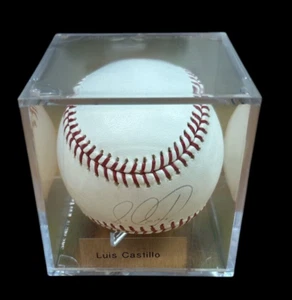 LUIS CASTILLO HANDSIGNIERT AUTO RAWLINGS BASEBALL JSA COA MIT GRATIS WÜRFEL JB - Bild 1 von 4