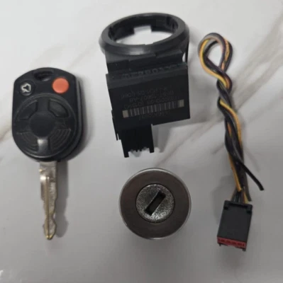6E5T-15607-AB ✅Cilindro de encendido Ford/Lincoln + transceptor antirrobo Pats OEM Foto 1 de 4
