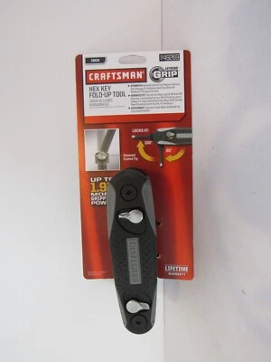 Llave hexagonal plegable Craftsman 49269 Extreme Grip SAE pulgadas puntas recubiertas de diamante Foto 1 de 3