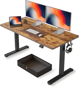55"x24" Standing Desk w/Storage Drawer Adjustable Height Electric Stand up Desk - Picture 1 of 7