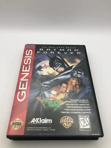 Batman Forever Sega Genesis W/Manual 16 Bit Retro NTSC 1995 #1121 - Picture 1 of 13