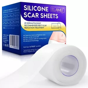 Elaimei Silicone Scar Tape MEDICAL GRADE Scar Removal Silicone Sheet Treatment - Picture 1 of 14