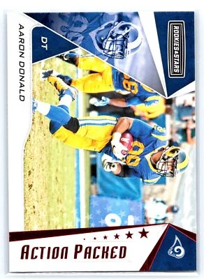 Aaron Donald 2019 Panini Rookies & Stars #AP-AD Action Packed - Image 1 of 2
