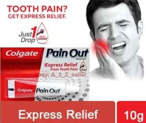 Colgate Pain Out Ayurvedic Medicine with Clove Oil Express Relief from ToothPain - Picture 1 of 4