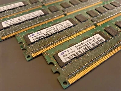 4GB (4x1GB) Samsung PC2-6400E Desktop/Server RAM Memory M391B2873EH1-CF8 - Image 1 of 2