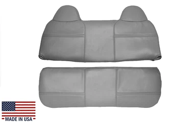Front Bench Gray Seat Cover For 2003 2004 2005 Ford F250 F350 F450 XL Work Truck - Image 1 of 4
