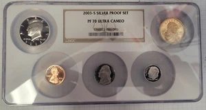 2003-S Silver Proof Set PF70 Ultra Cameo NGC. - Picture 1 of 3