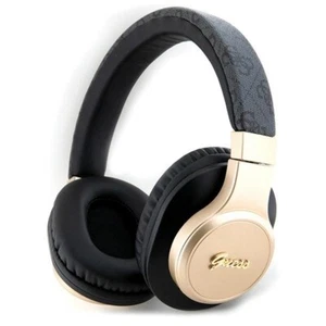 Auriculares inalámbricos GUESS Bluetooth 5.3 On Ear 4G Script Metal negro - Imagen 1 de 4