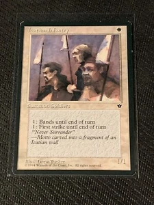 Magic the Gathering Fallen Empires Icatian Infantry (Tucker) - Picture 1 of 2