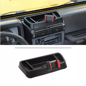 Soporte de montaje de teléfono para tablero de instrumentos con bandeja de almacenamiento para accesorios Jeep Wrangler TJ - Imagen 1 de 10