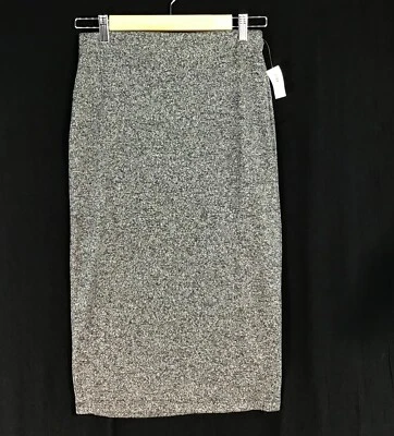 Antigua Falda Jupe Para Mujer XS Gris Brezo Debajo de la Rodilla Suéter Falda Pull On Foto 1 de 4