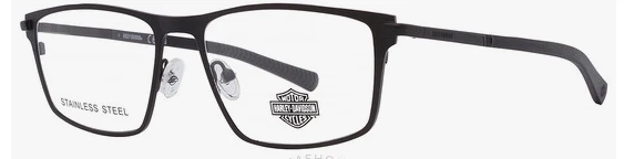 Harley Davidson HD0978 009 NOS Gunmetal/черный матовый 55-17-145 очки ОПРАВА - Изображение 1 из 1