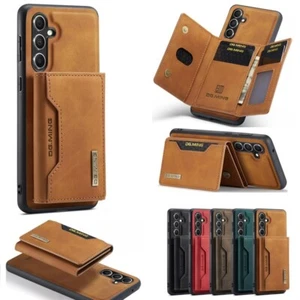 Magsafe Magnetic Leather Flip Stand Card Wallet Case Fr Samsung Galaxy A Series - Picture 1 of 63