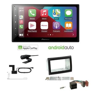 Pioneer Radio Android DAB Apple CarPlay für Renault Megane II 2002-2008 schwarz - Bild 1 von 5