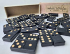 Vintage Bakelite Dominoes. Imperial Dominos Full 28 Set Original British Made