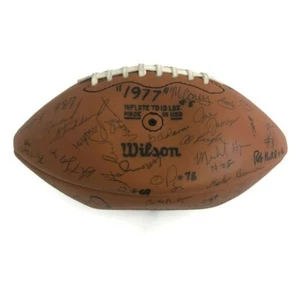 University So. Cal. USC Trojans PAC-10 Team Signed Football Wilson Vintage 1977 - Picture 1 of 9